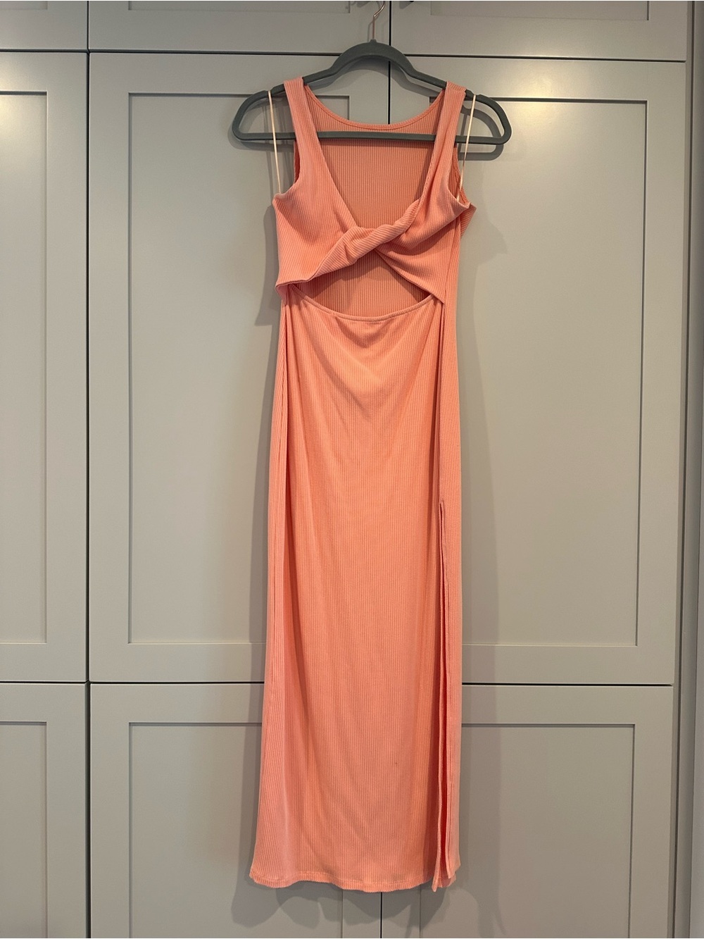 L*space Sleeveless Coral Twist Cutout Dress